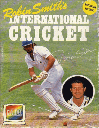 Robin Smith's International Cricket ZX Spectrum  box art
